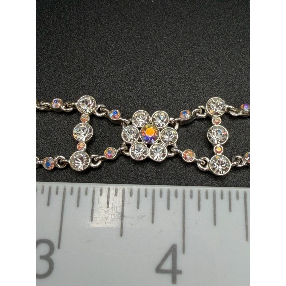Givenchy flex Tennis Bracelet Crystal rhinestone #E444 - Picture 5 of 13